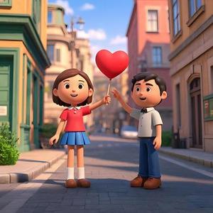 亲爱的女孩谢谢你的出现