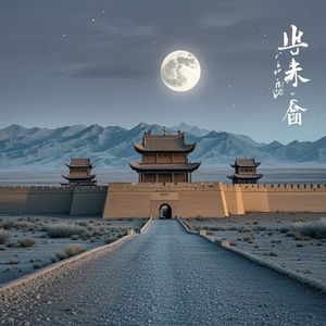 清辉无声嘉峪关