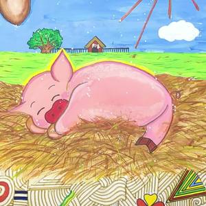 v5→studio→v5検証/Verifi こぶた物語 -詩の追加/男女指定/コード指定/水彩画等- by Suno.jp運営🎷|^o^)／♪admin