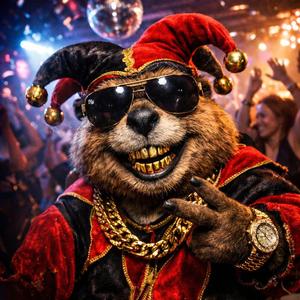 Jestermaxxing at the club