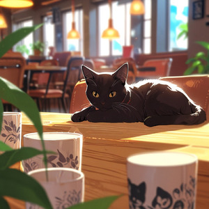 ある日の猫カフェ 2