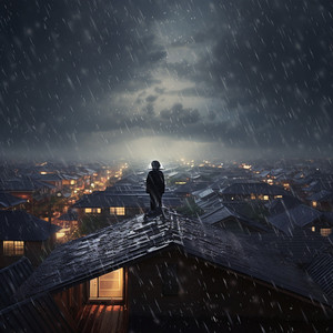 Pet's Peace in Rain's Harmony