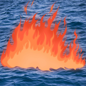 燃烧海