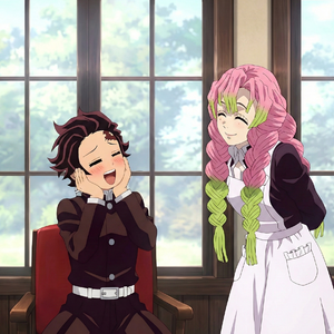 炭治郎和蜜璃的特训