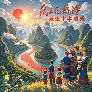 红水河第一湾-巴则山人