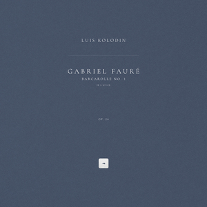 Barcarolle No. 1 in A Minor, Op. 26