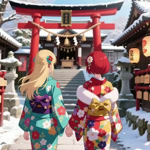 ホカホカ🔥な初詣⛩️ by エレナちゃん♪ -Elena-