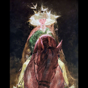 晚夜微雨问海棠