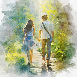 걸어요 (Feat. 윤진우) (Inst.)