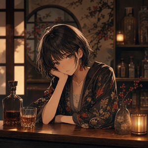 暖かな月影