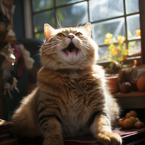 Resonancia De Piano En El Nocturno Felino