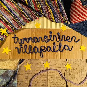 Tummansininen villapaita