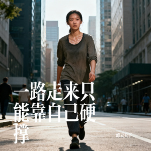 一路走来只能靠自己硬撑