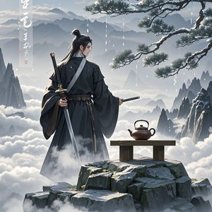 剑舞云崖-步影绝尘