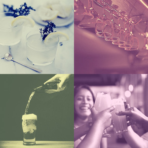 诗意的夜间时间节奏