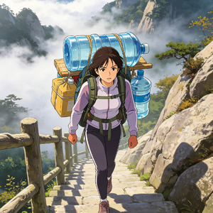 人在山之上