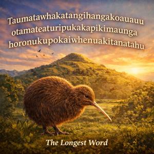 Longest word Taumatawhakatangihangakoauauotamateaturipukakapikimaungahoronukupokaiwhenuakitanatahu