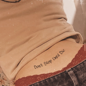 Don't Stop Until Die