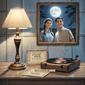 旧照片里的晚安