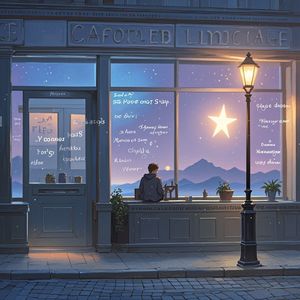 悬在凌晨的星-李志明