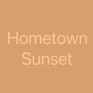 故郷の夕日