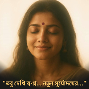 "তবু দেখি স্বপ্ন, নতুন সূর্যোদয়ের!"