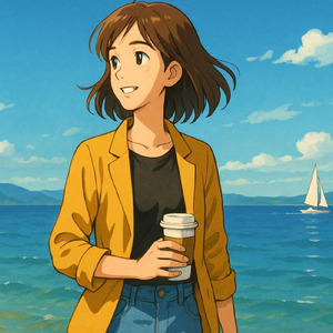 青空と風の調べ - 青空とさざ波