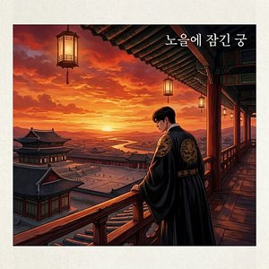 노을에 잠긴 궁