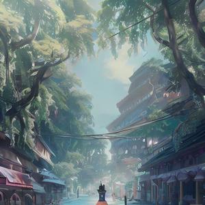 迷失京城的花鼓艺人背景音乐