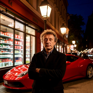 Ночь улица фонарь аптека