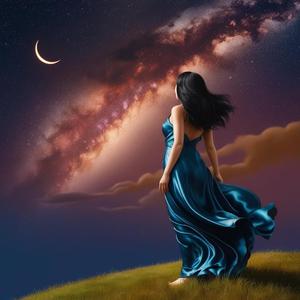 그리움으로 번지는 밤하늘