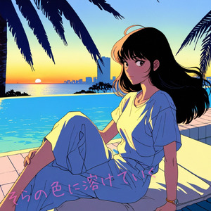 そらの色に溶けていく