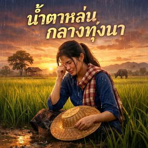 น้ำตาหล่นกลางทุ่งนา
