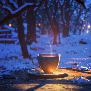 석양이 깔린 언덕 Midnight Lake