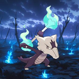 Alolan Marowak (Flames of the Fallen)