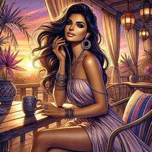 冬の窓辺とサンバの囁き