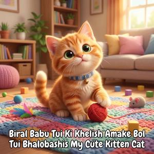 বিড়াল বাবু তুই কি খেলিস আমাকে কি ভালবাসিস আমার আদরের বিলাই ছানা Biral Babu Tui Ki Khelish Amake Ki Bhalobashis My Cute Kitten Cat