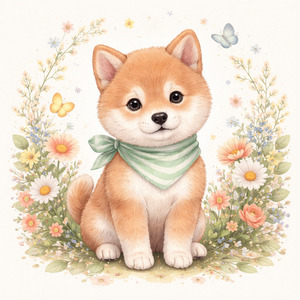 犬のステップと陽だまり