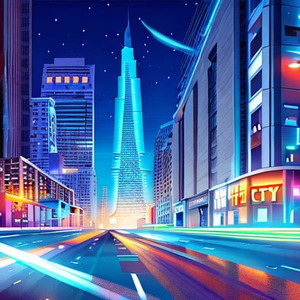 Город уснул