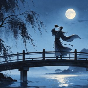 江畔何人见初月