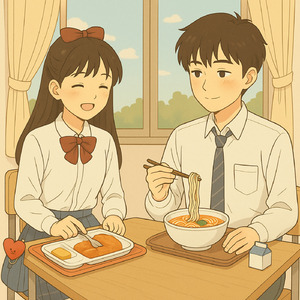 점심시간 우리 둘이