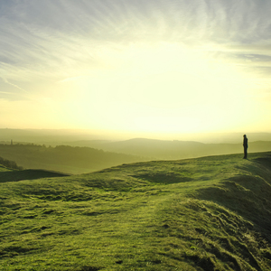 Dawn's Break over the Malvern Hills