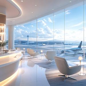 機内灯が落ちる頃