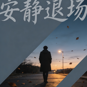 安静退场