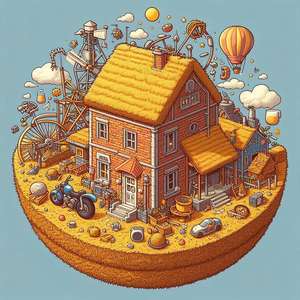 La mia casa in mattoni in un mondo di paglia