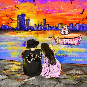 余晖与你，宛若昼明