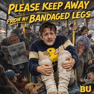 Please Keep Away From My Bandaged Legs