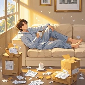 沙发上的白日梦-Lyla-墨度空间