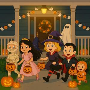 Bus eller godis på Läskiga gatan