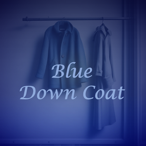 Blue Down Coat